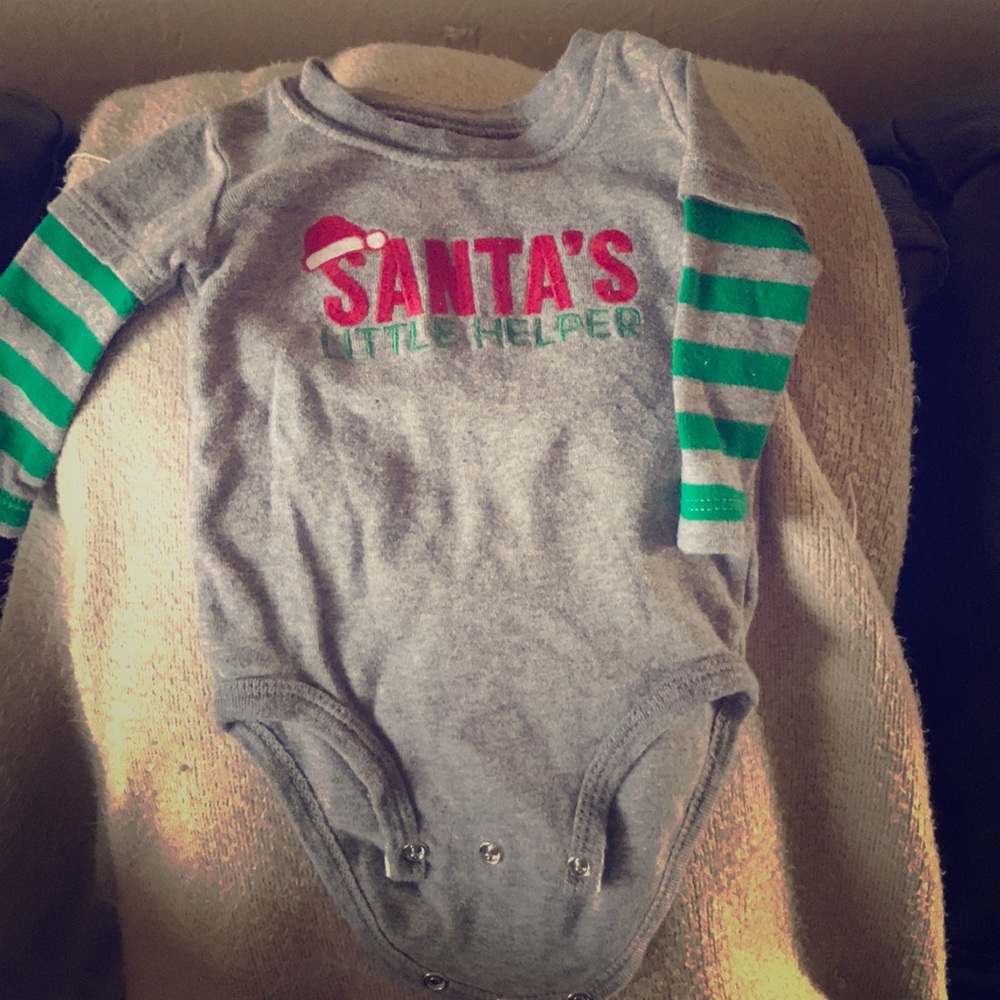 Santa’s helper onesie